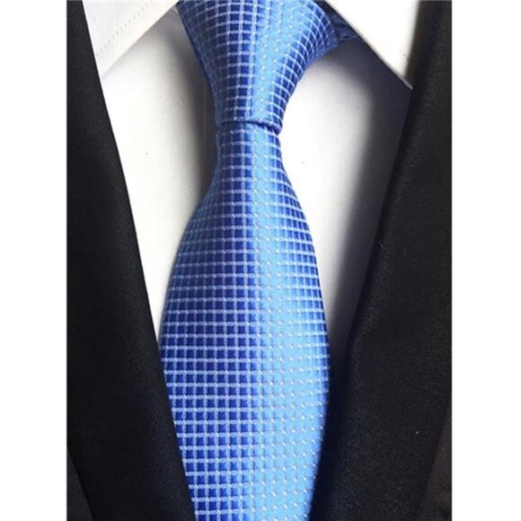 Men's Necktie Classic Silk Tie Woven Jacquard Neck Ties - Picture 6 of 8